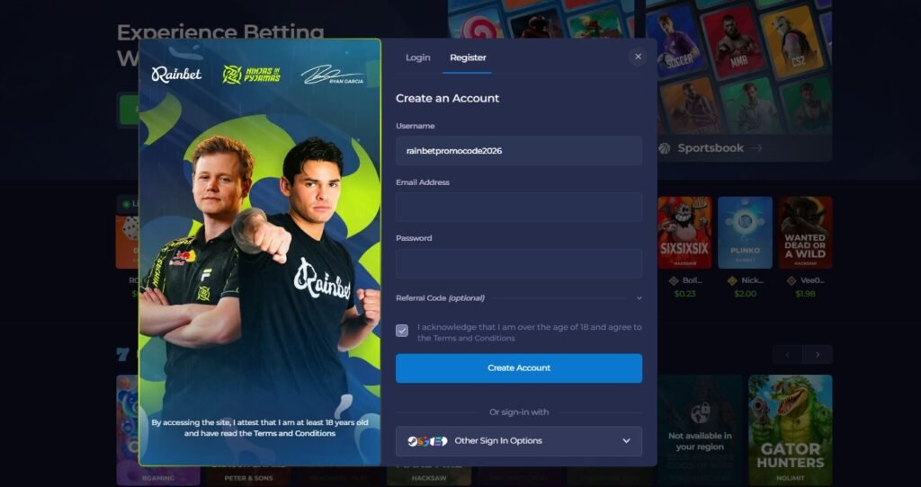 Create an Account